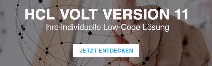 HCL VOLT VERSION 11 - Ihre individuelle Low-Code Lösung